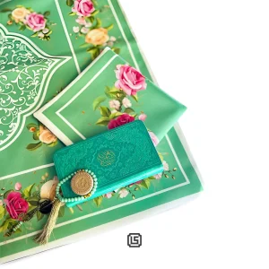 ست‌عبادت مخمل طرح رز