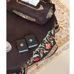 رومیزی محرمی یاس سیاه