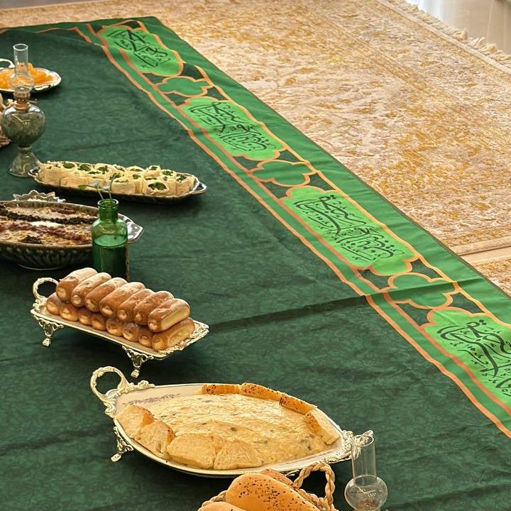 IMG_20260802_102039_279 سفره مخمل نذری حضرت امالبنین س