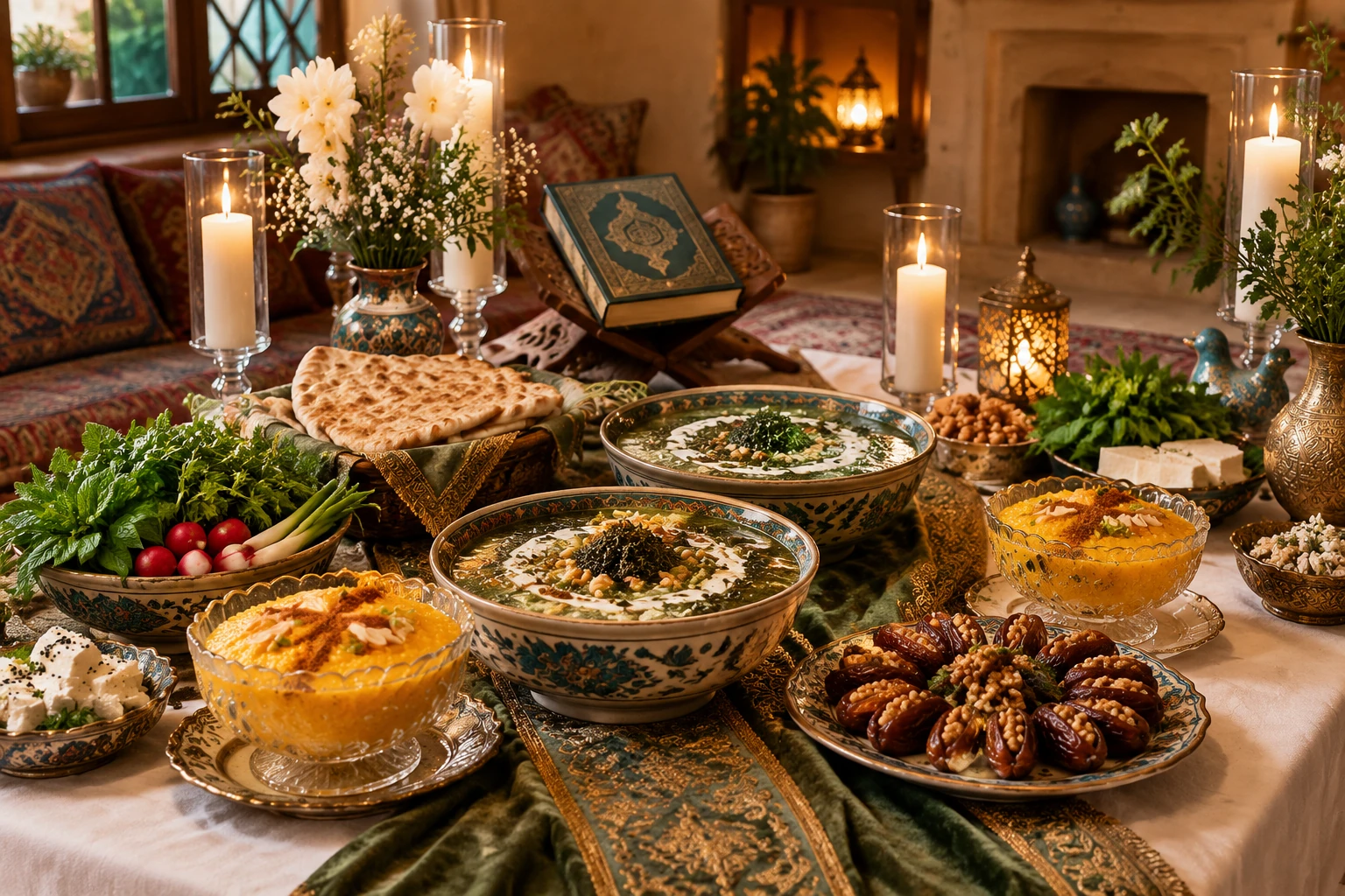 تزیین سفره حضرت ابوالفضل